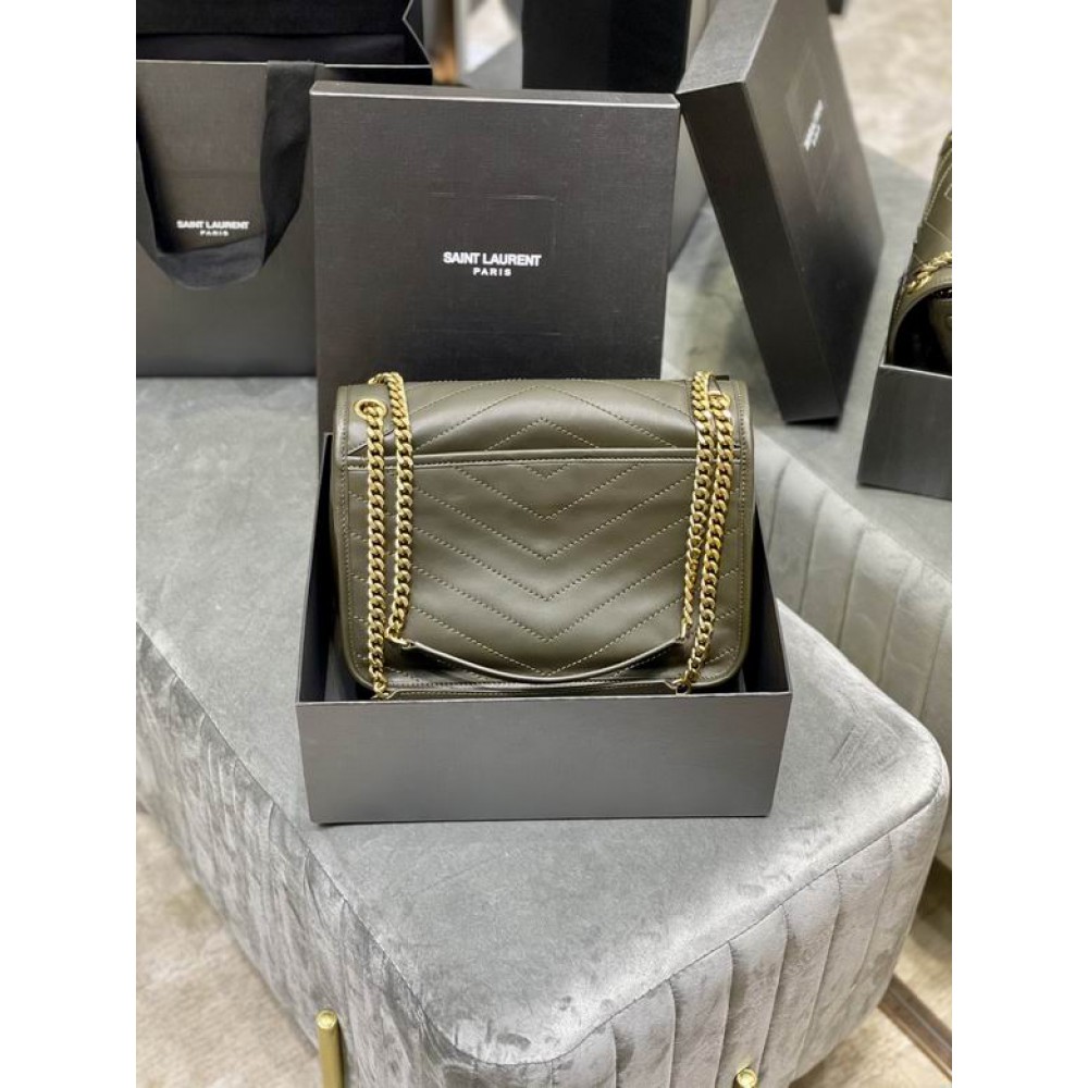 Ysl niki lampskin plain leather 28x20cm Bags