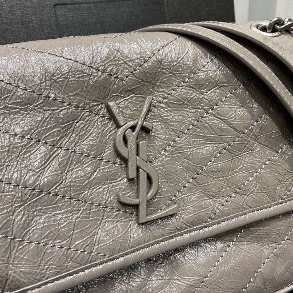 Ysl niki bag vintage leather 28x20cm Bags
