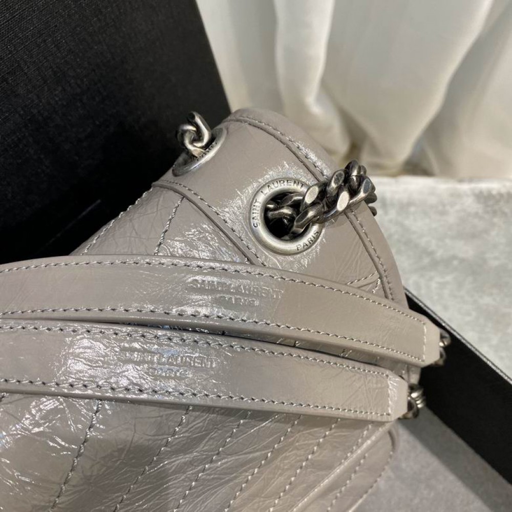 Ysl niki bag vintage leather 28x20cm Bags