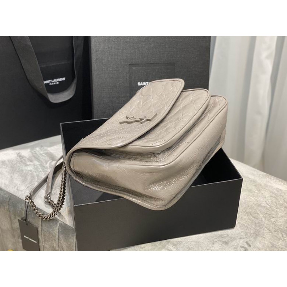 Ysl niki bag vintage leather 28x20cm Bags