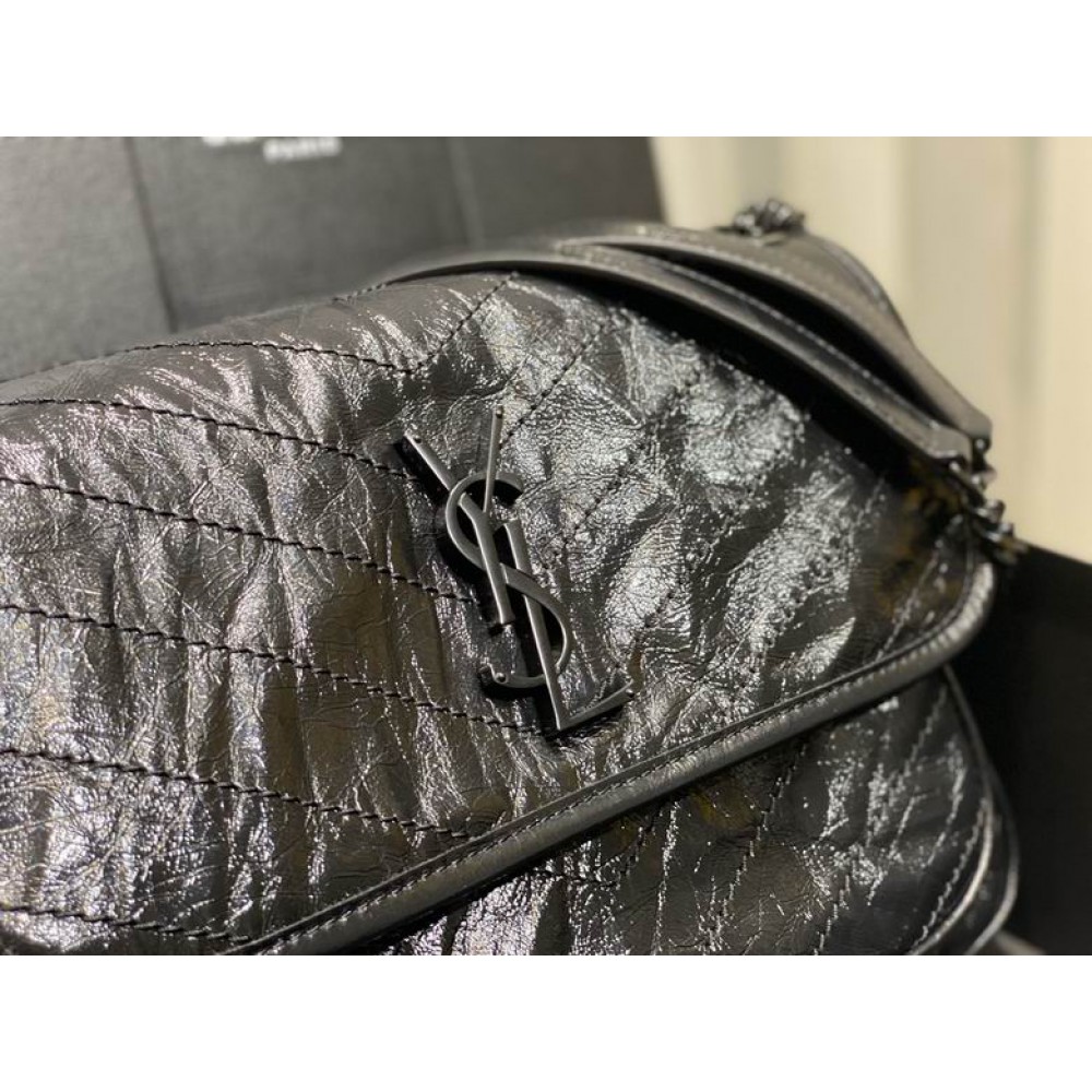 Ysl niki bag vintage leather 28x20cm Bags