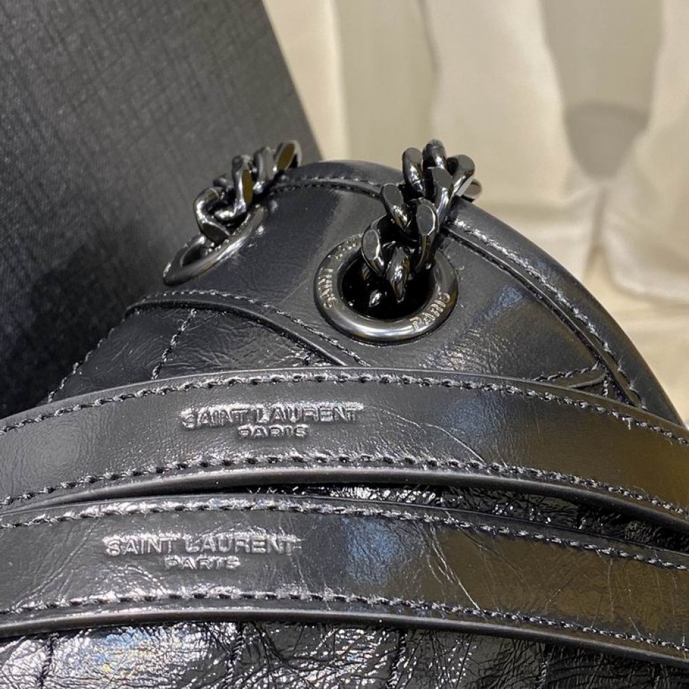 Ysl niki bag vintage leather 28x20cm Bags