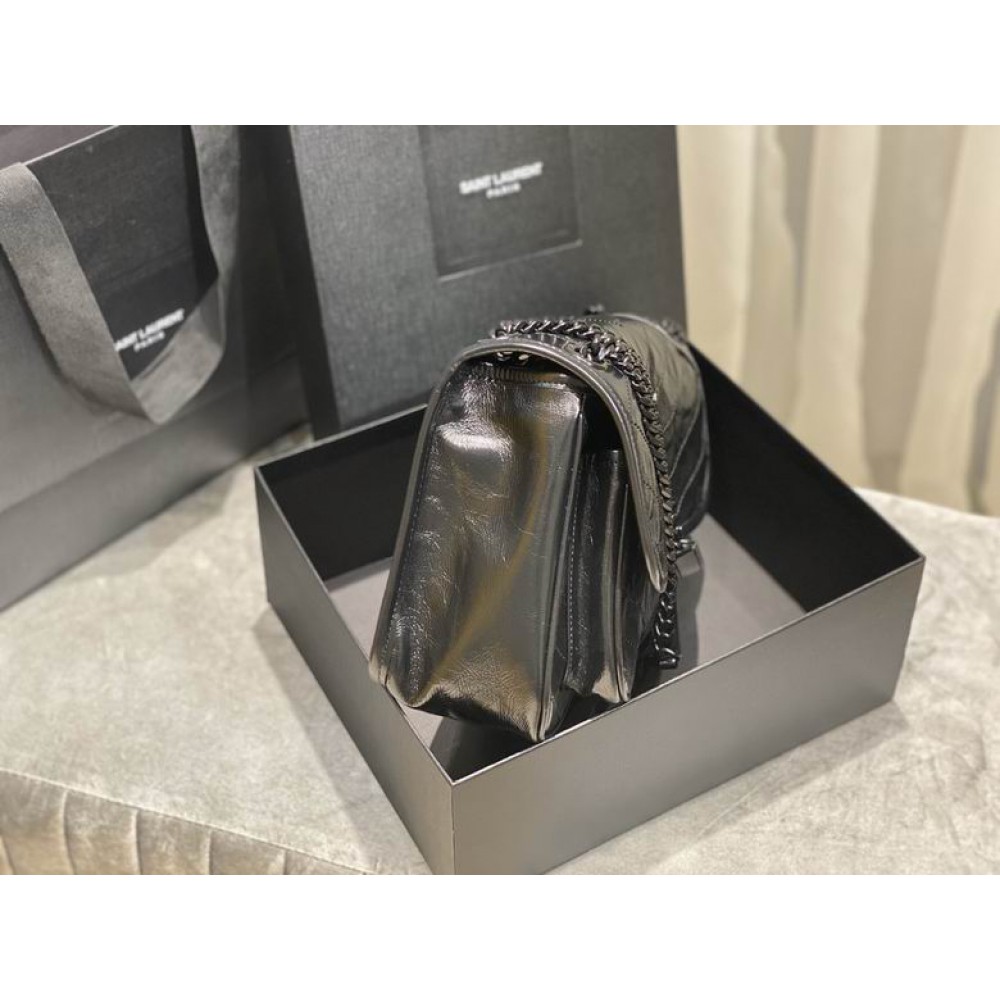 Ysl niki bag vintage leather 28x20cm Bags