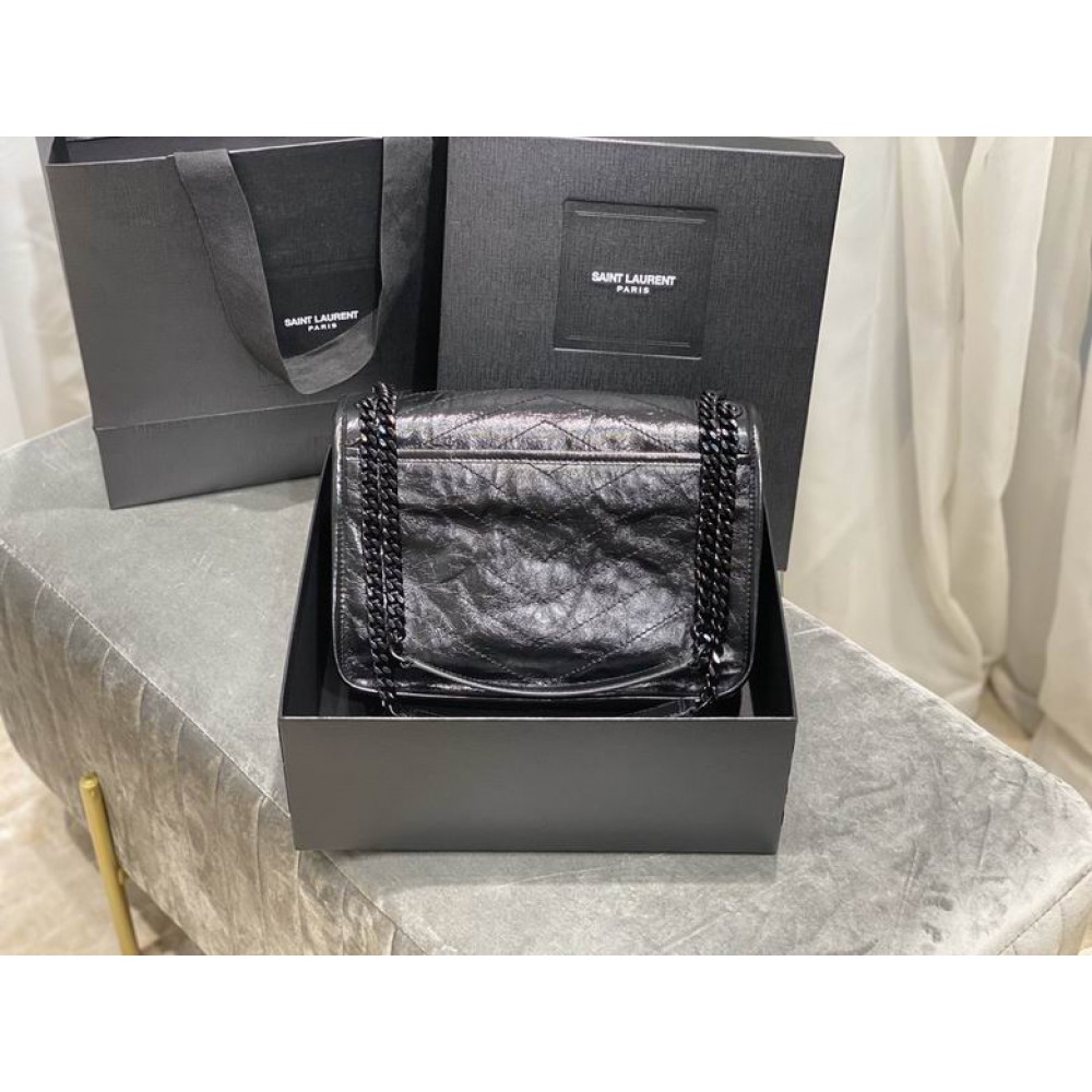 Ysl niki bag vintage leather 28x20cm Bags