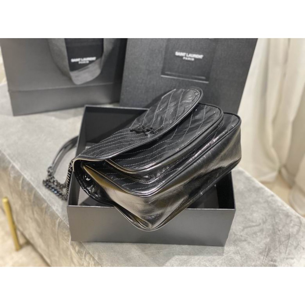 Ysl niki bag vintage leather 28x20cm Bags