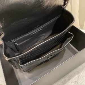 Ysl niki bag vintage leather 28x20cm Bags