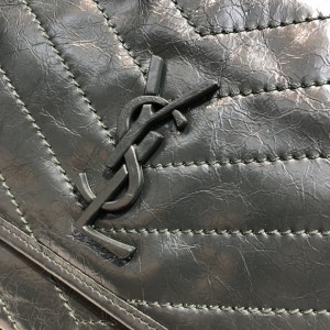 Ysl niki bag vintage leather 28x20cm Bags