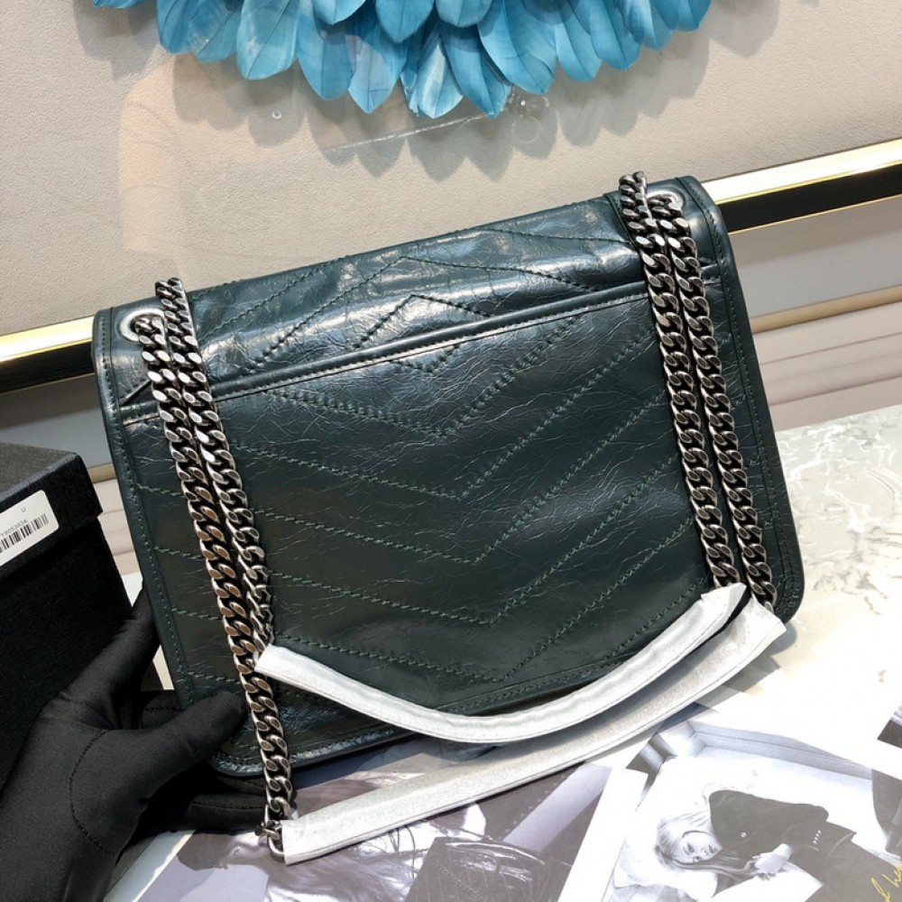 Ysl niki bag vintage leather 28x20cm Bags