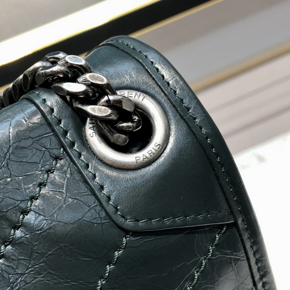 Ysl niki bag vintage leather 28x20cm Bags