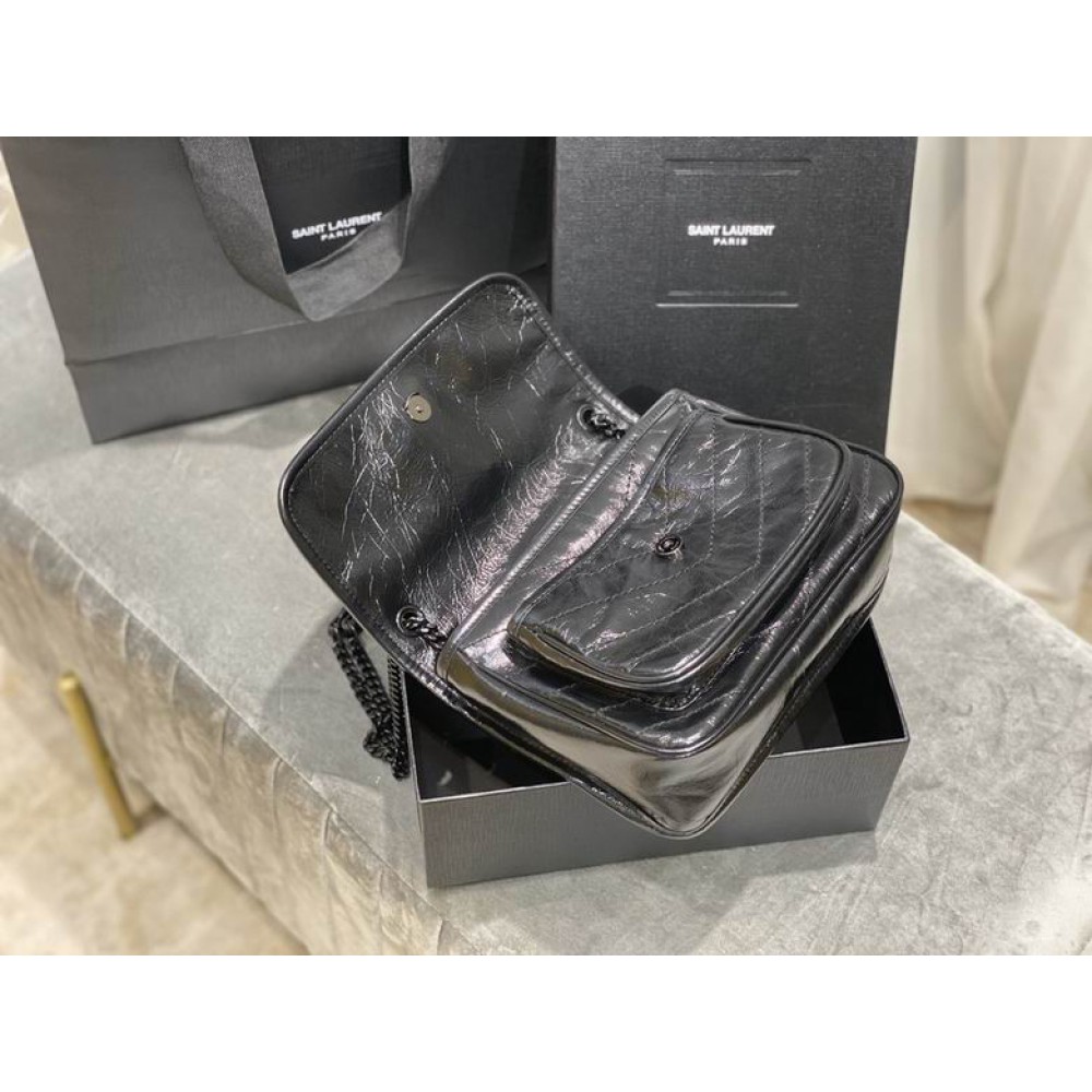 Ysl niki bag vintage leather 22x16.5x12cm Bags