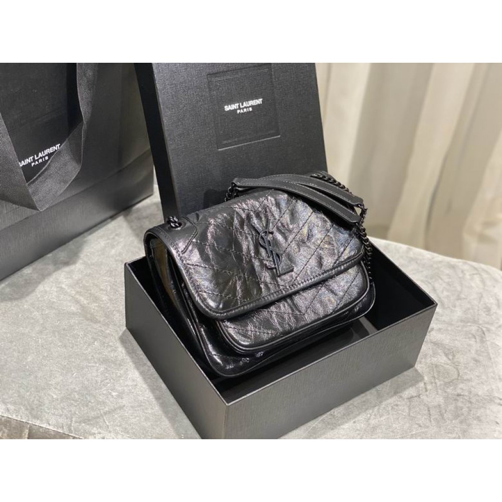 Ysl niki bag vintage leather 22x16.5x12cm Bags