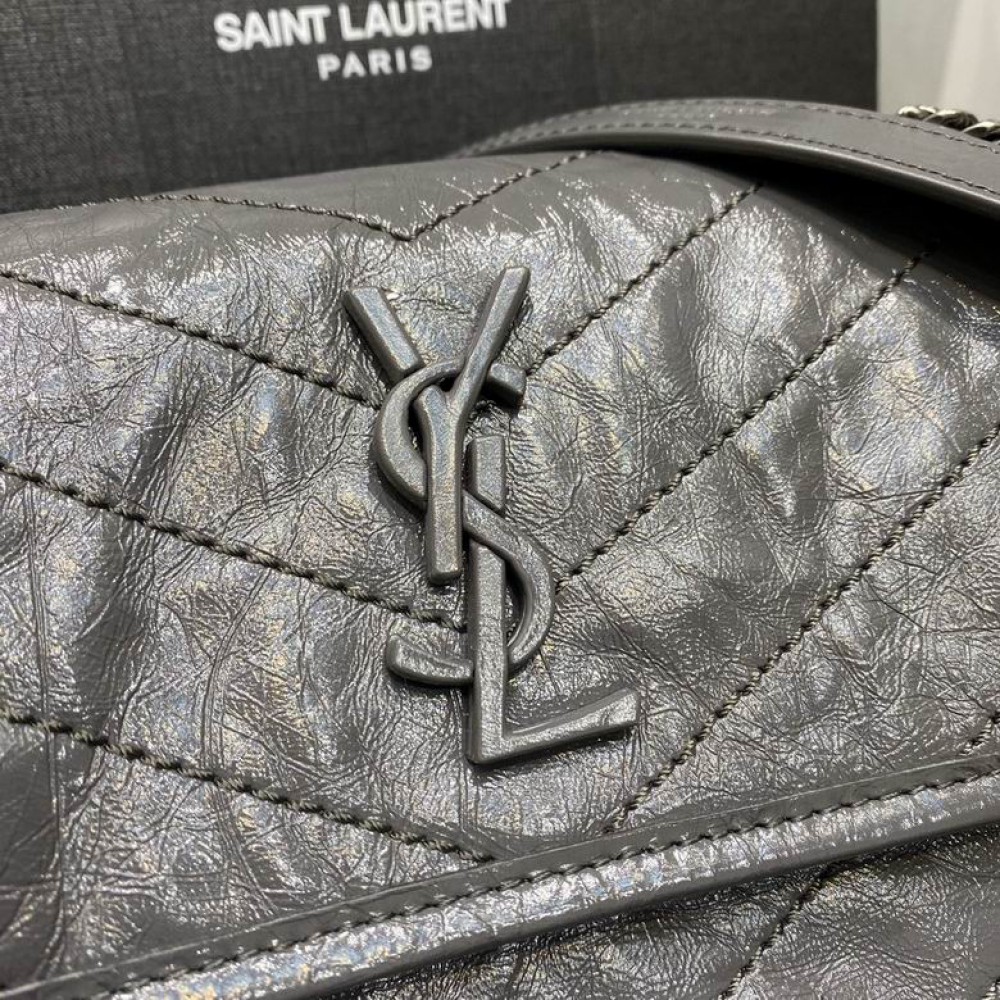 Ysl niki bag vintage leather 22x16.5x12cm Bags
