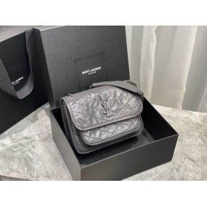 Ysl niki bag vintage leather 22x16.5x12cm Bags