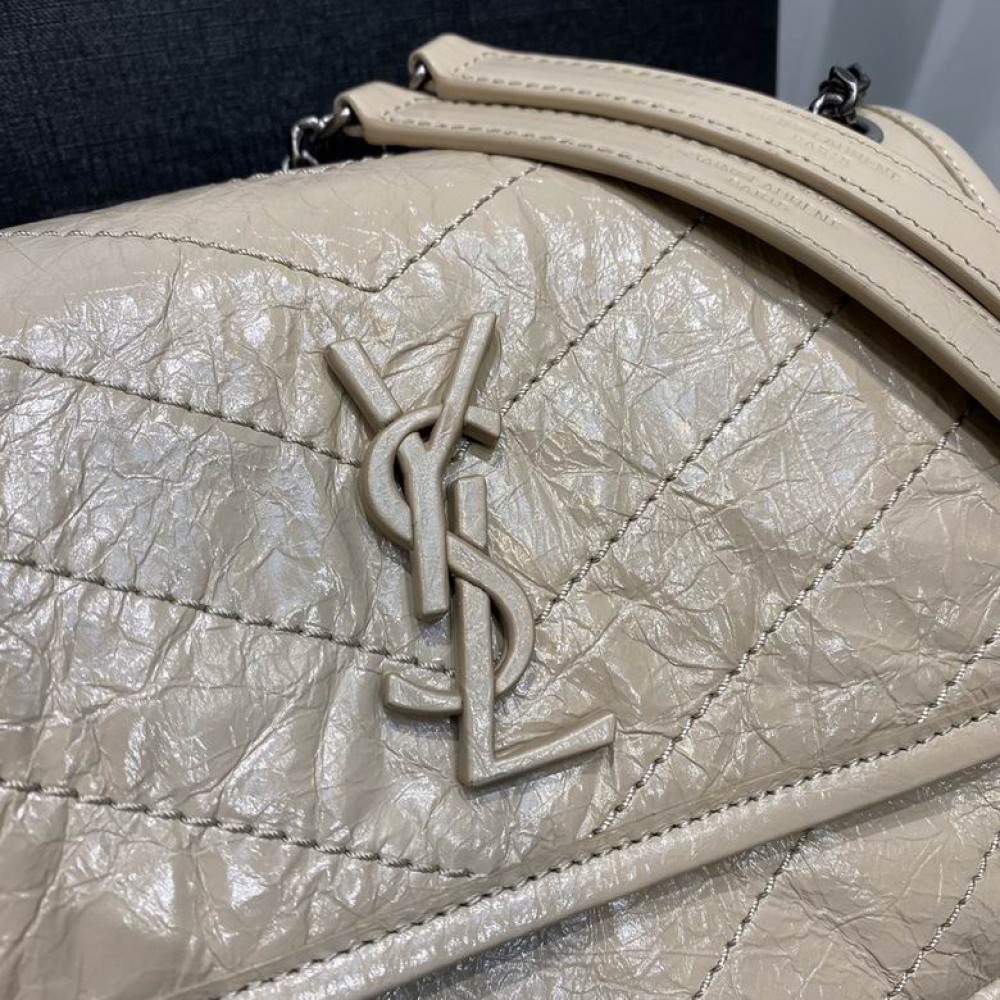 Ysl niki bag vintage leather 22x16.5x12cm Bags