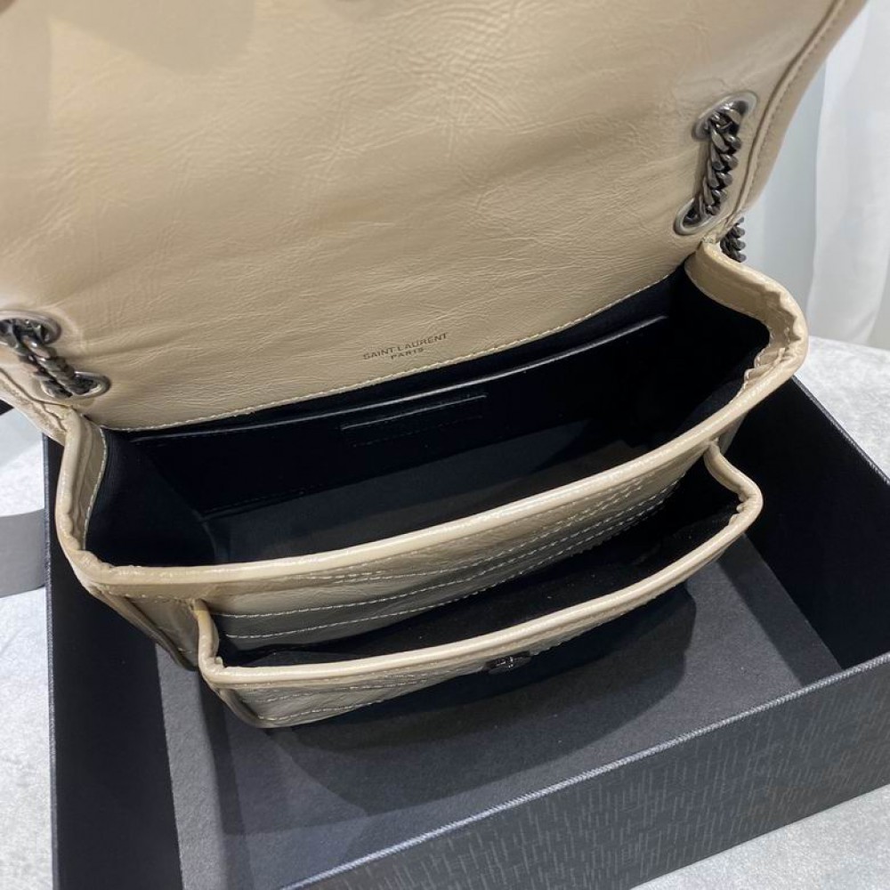 Ysl niki bag vintage leather 22x16.5x12cm Bags