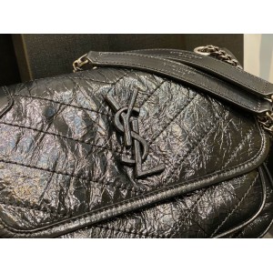 Ysl niki bag vintage leather 22x16.5x12cm Bags