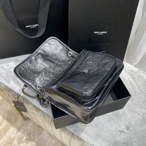 Ysl niki bag vintage leather 22x16.5x12cm Bags