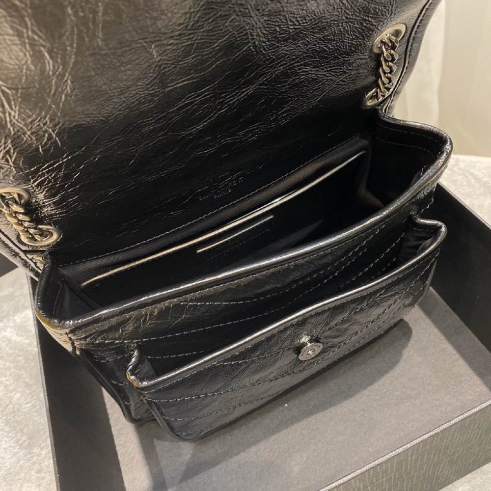 Ysl niki bag vintage leather 22x16.5x12cm Bags