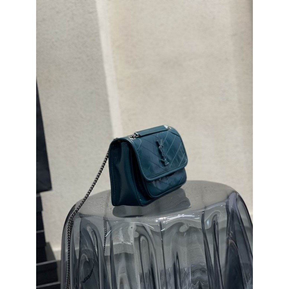 Ysl niki bag vintage leather 22x16.5x12cm Bags