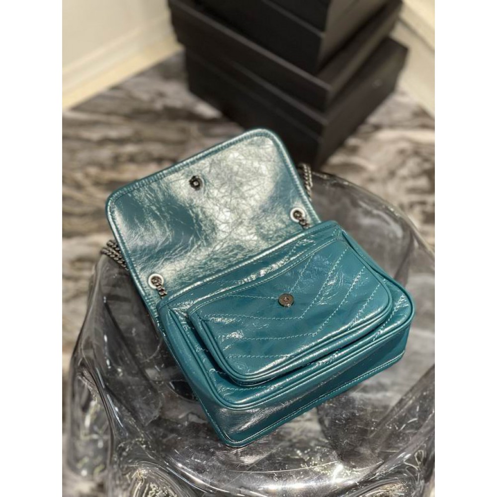 Ysl niki bag vintage leather 22x16.5x12cm Bags