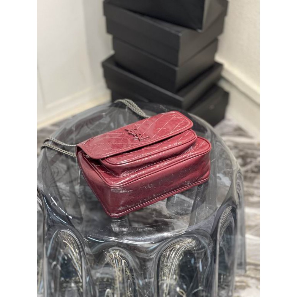 Ysl niki bag vintage leather 22x16.5x12cm Bags
