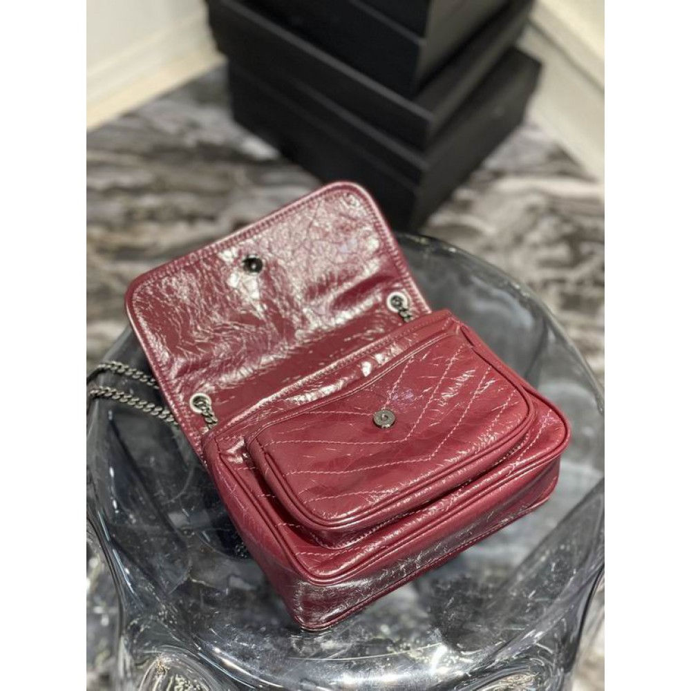 Ysl niki bag vintage leather 22x16.5x12cm Bags