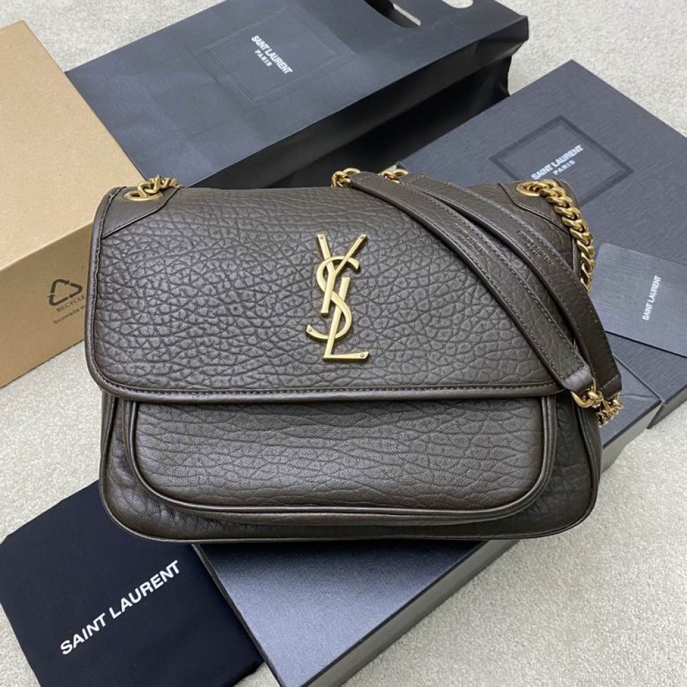 Ysl niki bag in grained lampskin 28x20cm Bags