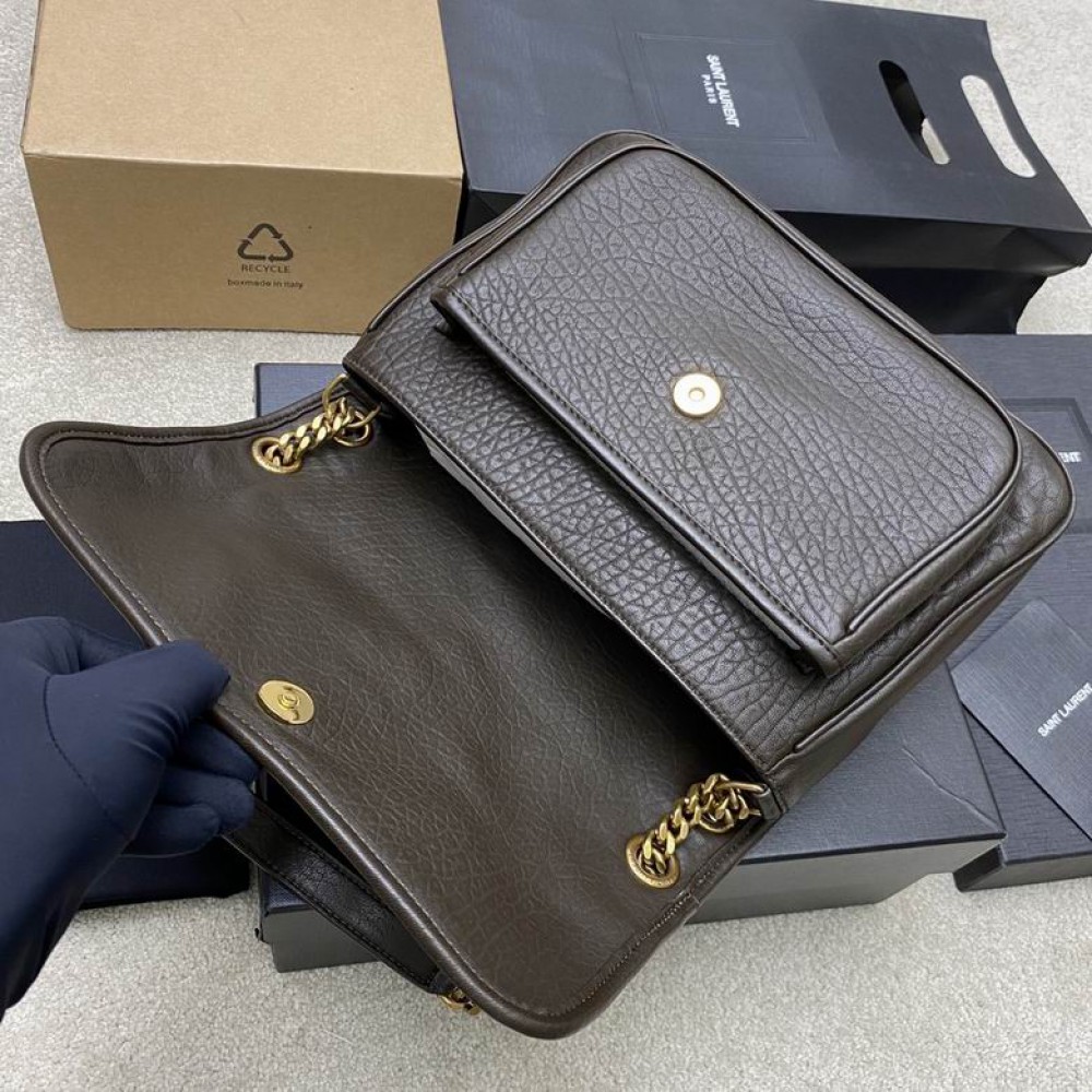 Ysl niki bag in grained lampskin 28x20cm Bags