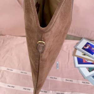 Miu Miu Ivy leather bag tote 35×40cm suede Bags