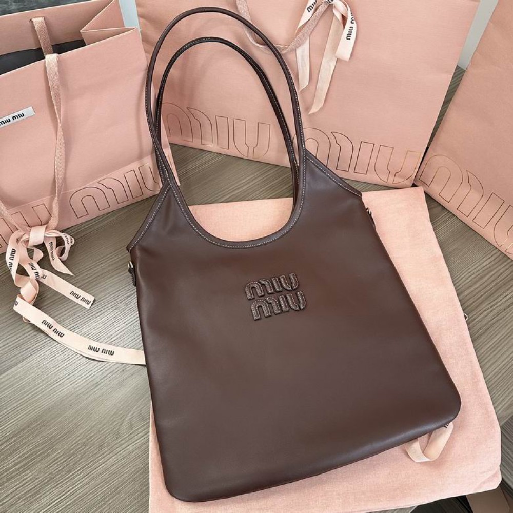 Miu Miu Ivy leather bag tote 35×40cm Bags