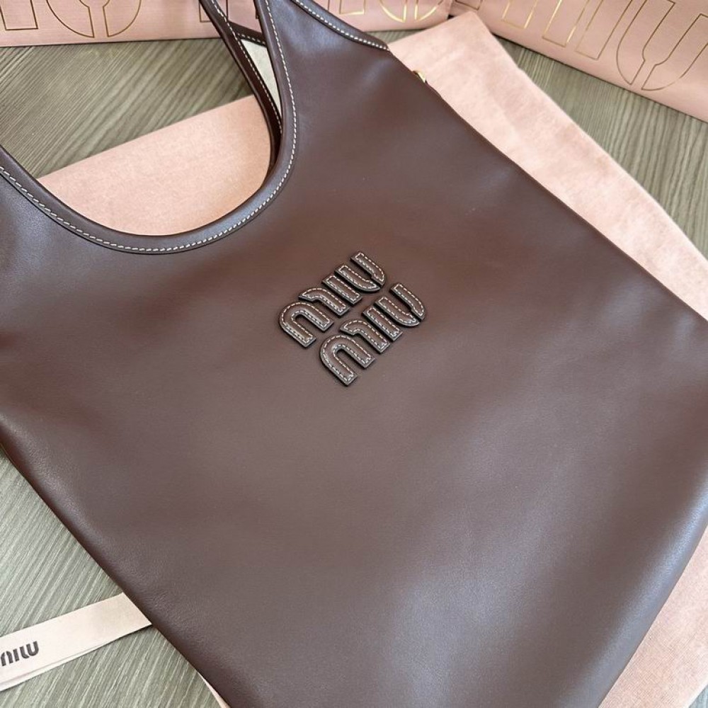 Miu Miu Ivy leather bag tote 35×40cm Bags