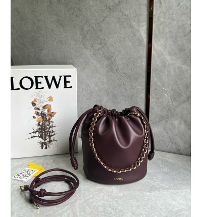 Loewe flamenco purse bucket bag 32*17*24cm