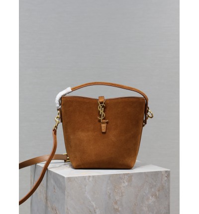 Ysl le 37 small suede 17×20×13cm