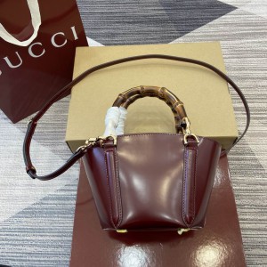 Gucci Mini bamboo top handle tote bag 805832 27x16x14x4,4cm 