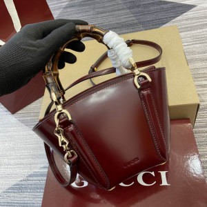 Gucci Mini bamboo top handle tote bag 805832 27x16x14x4,4cm 