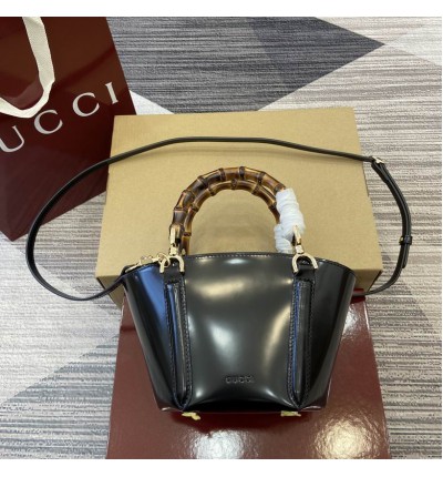 Gucci Mini bamboo top handle tote bag 805832 27x16x14x4,4cm