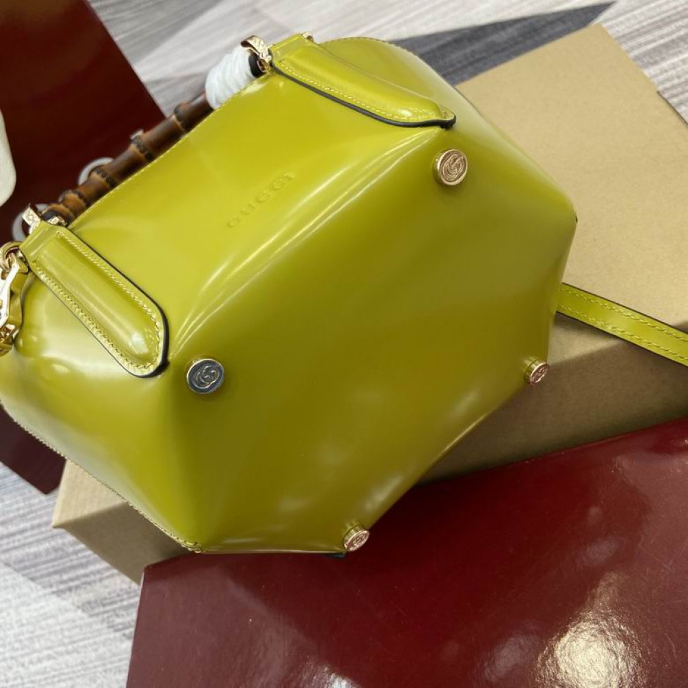 Gucci Mini bamboo top handle tote bag 805832 27x16x14x4,4cm 