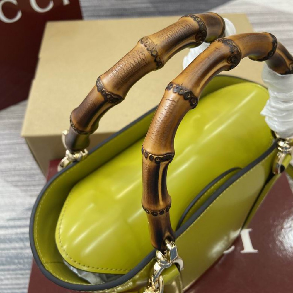 Gucci Mini bamboo top handle tote bag 805832 27x16x14x4,4cm 