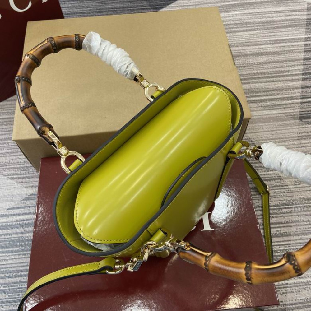 Gucci Mini bamboo top handle tote bag 805832 27x16x14x4,4cm 