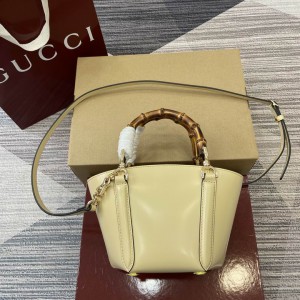 Gucci Mini bamboo top handle tote bag 805832 27x16x14x4,4cm 
