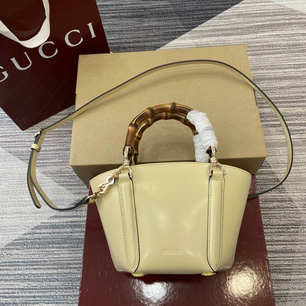 Gucci Mini bamboo top handle tote bag 805832 27x16x14x4,4cm 