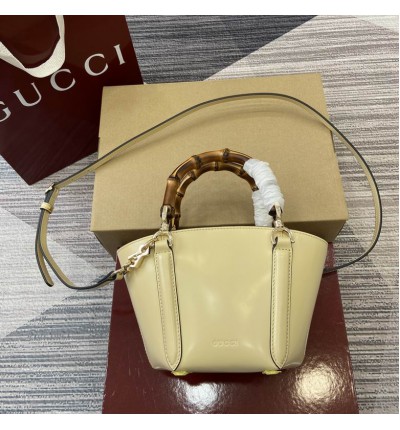 Gucci Mini bamboo top handle tote bag 805832 27x16x14x4,4cm
