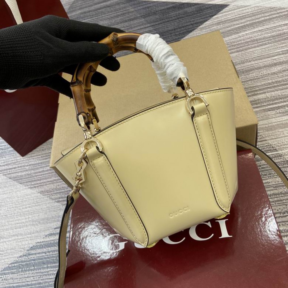 Gucci Mini bamboo top handle tote bag 805832 27x16x14x4,4cm 