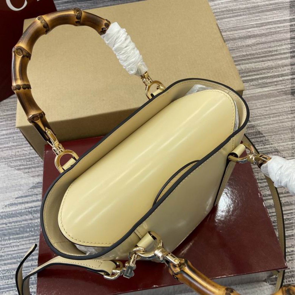 Gucci Mini bamboo top handle tote bag 805832 27x16x14x4,4cm 