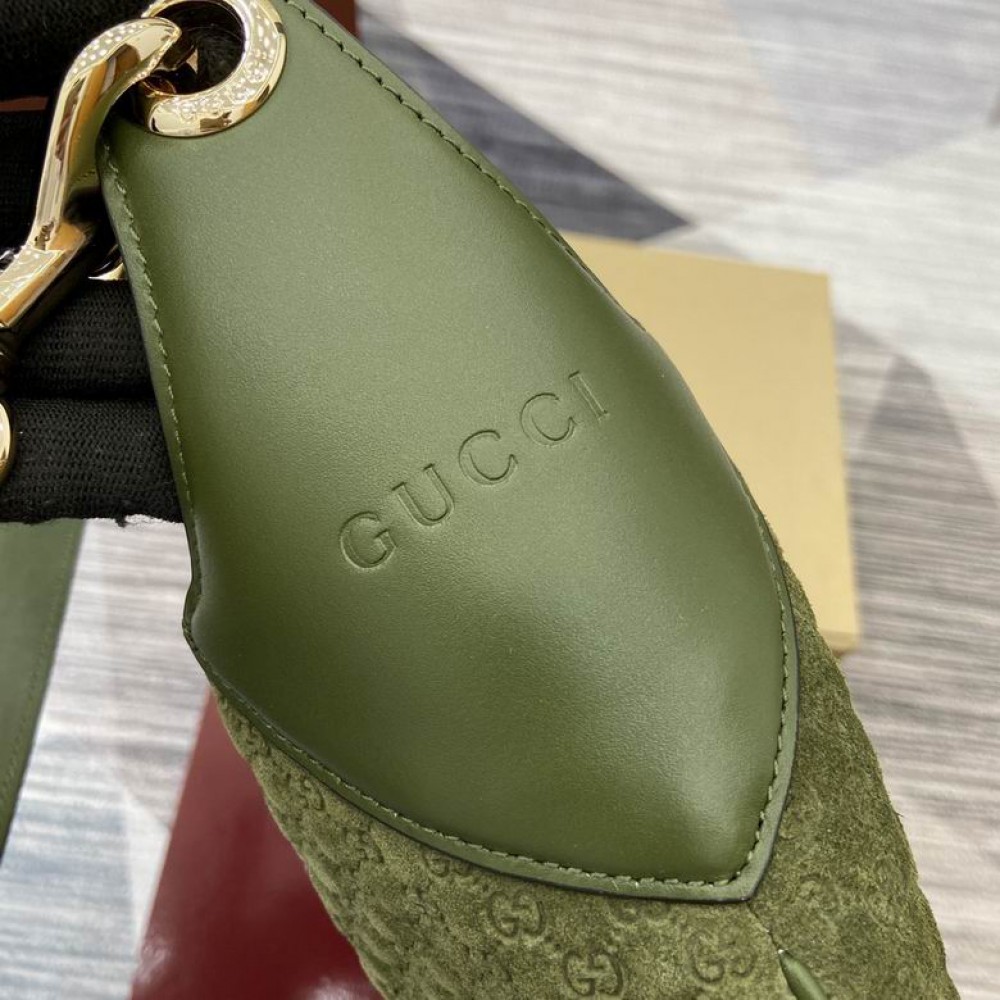 Gucci B medium shoulder bag suede 815924 W49cm x H46cm x D4cm Bags
