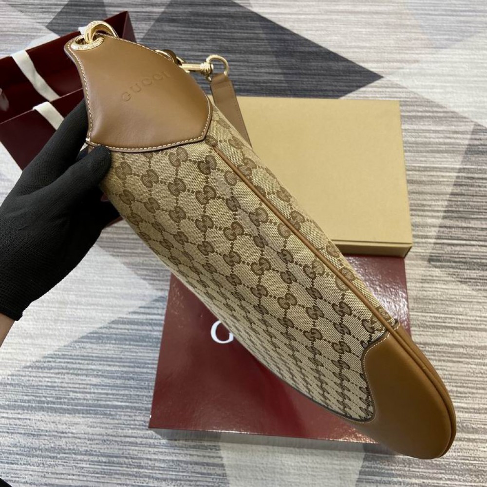 Gucci B medium shoulder bag suede 815924 W49cm x H46cm x D4cm Bags