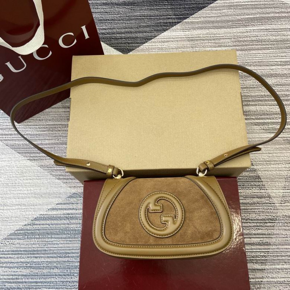 Gucci blondie mini shoulder bag 815700 21.5x11x8cm suede Bags