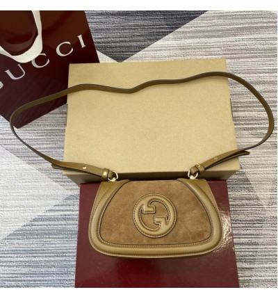 Gucci blondie mini shoulder bag 815700 21.5x11x8cm suede