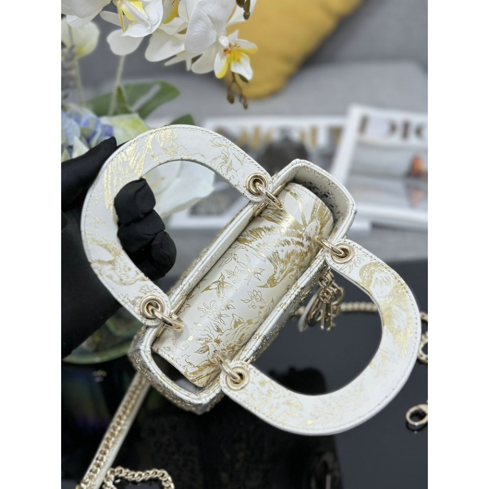 Dior lady mini size 17x15cm Bags