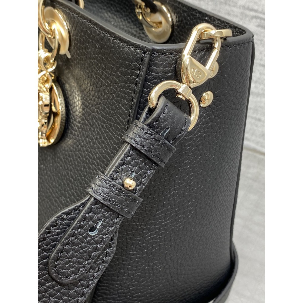 Dior Lady D-Sire bag Black Taurillon Leather 30 x 20 x 13 cm Bags